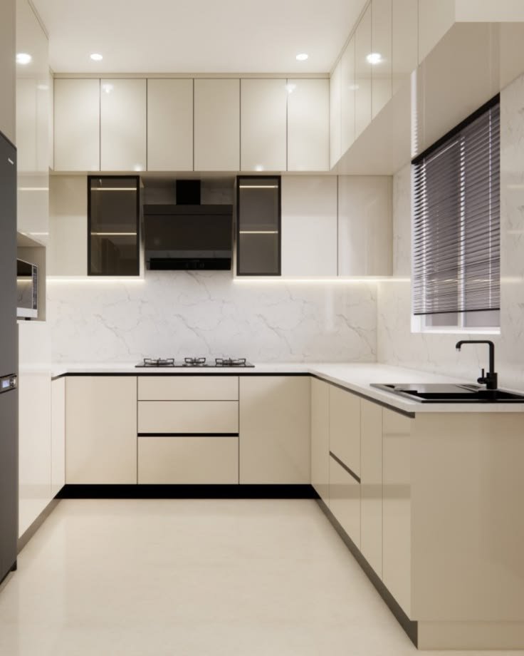 Premium modern kitchen interior